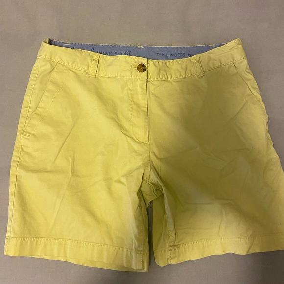 Yellow Talbots The Weekend Chico Summer Shorts - Picture 1 of 7